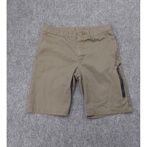 Nike Sportswear Shorts Mens 34 Olive Green Zip Cargo Pocket Terrain 11" Twill